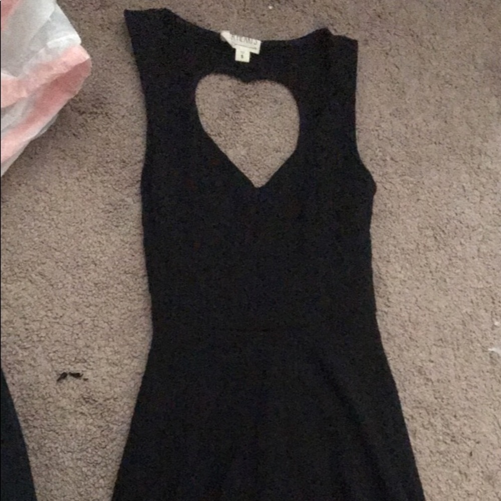 Black LA hearts dress